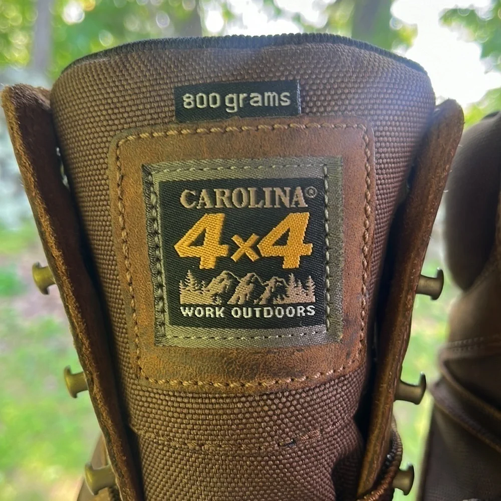 Carolina Forrest men’s 8” Waterproof Insulated 4x4 Work Boot 800 grams,steel toe